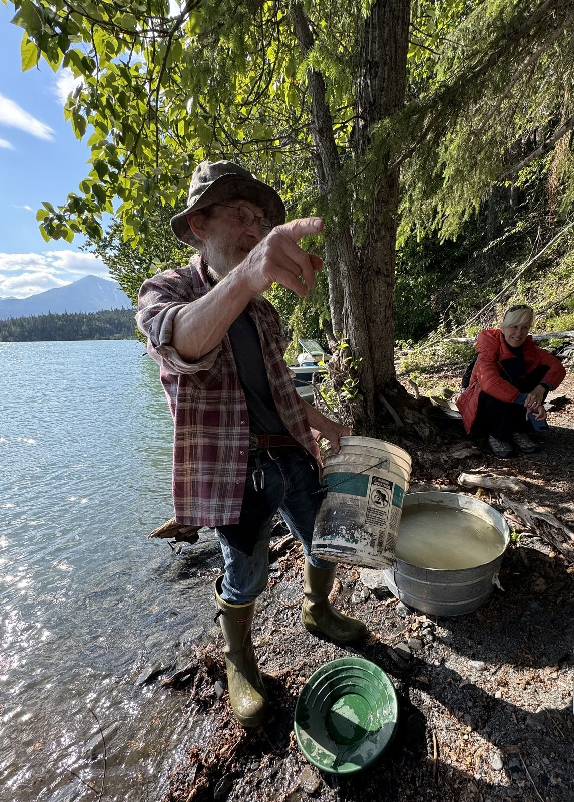 Gold Panning and Glacier Flight