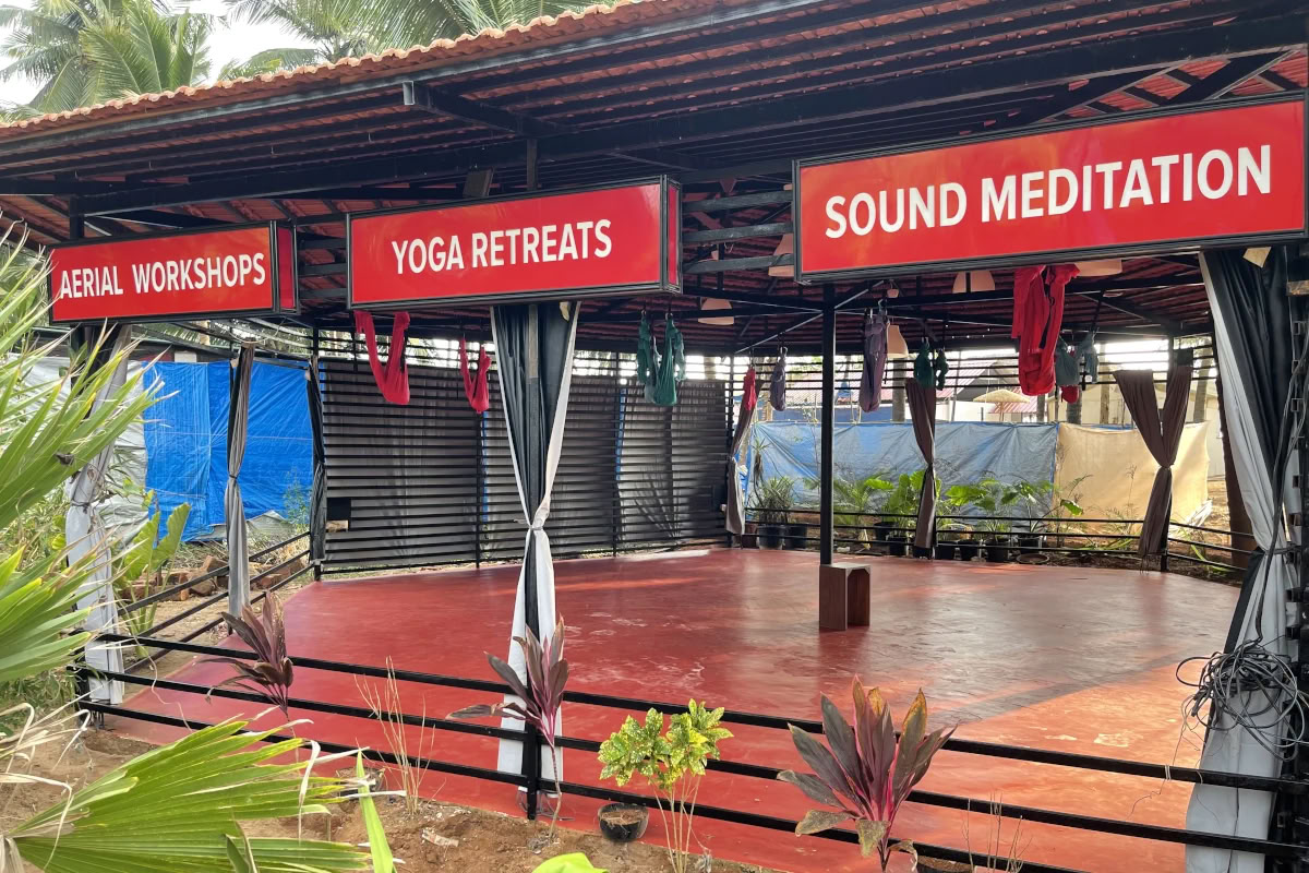 OM Studio Agonda - Aerial Yoga and Sound Healing in Goa