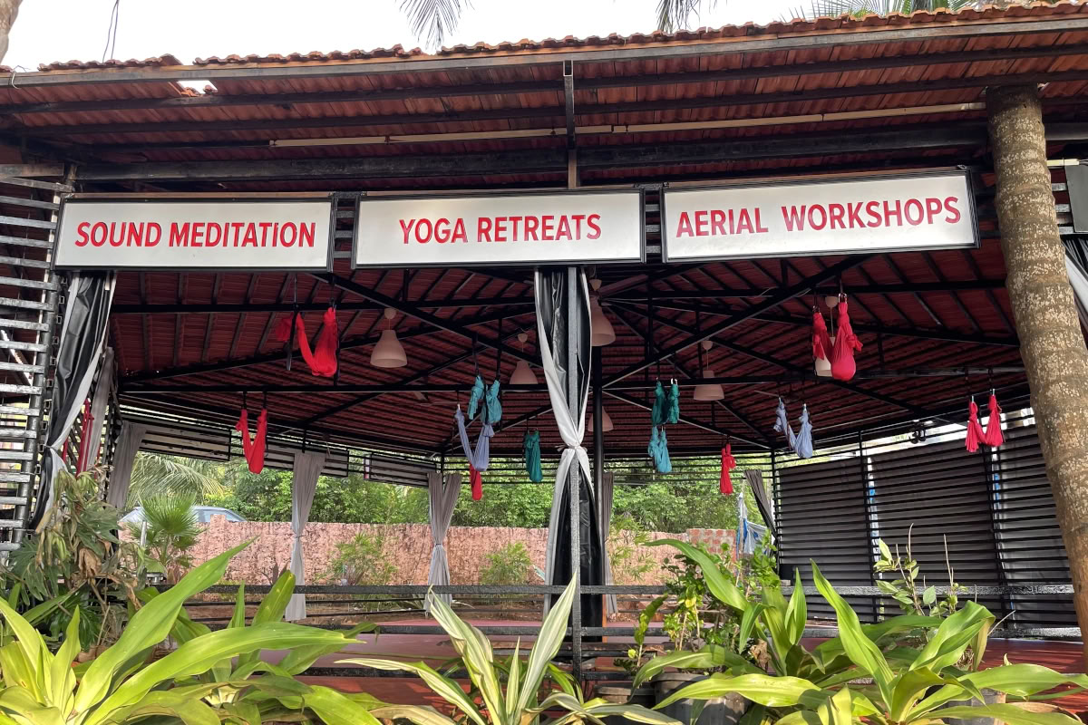 OM Studio Agonda - Aerial Yoga and Sound Healing in Goa