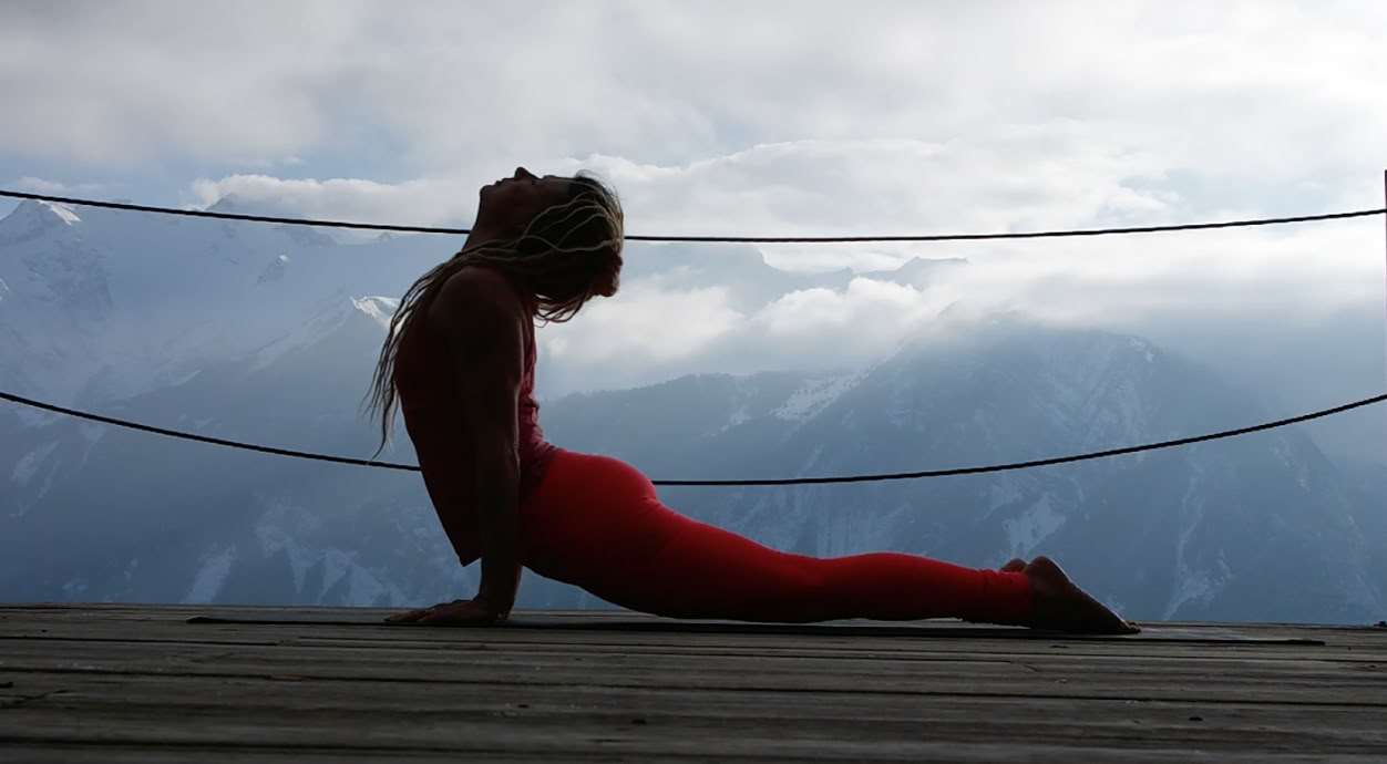 Yoga With Emma in the Logshed