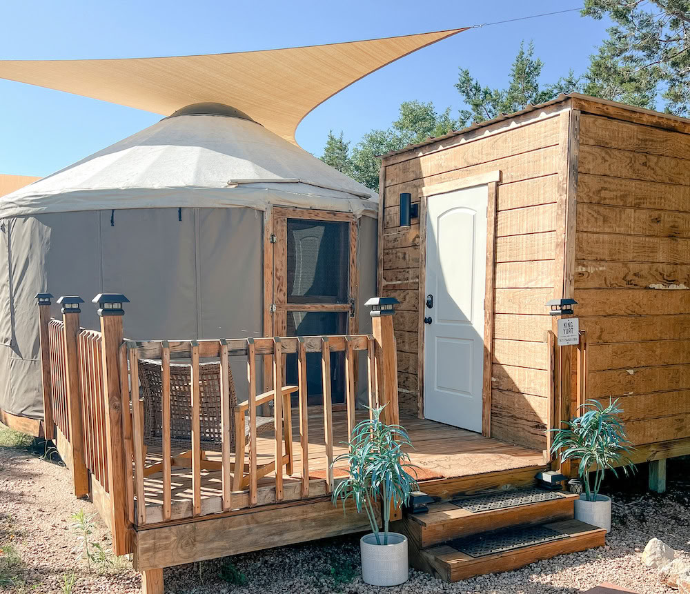 Private King Yurt Accommodation