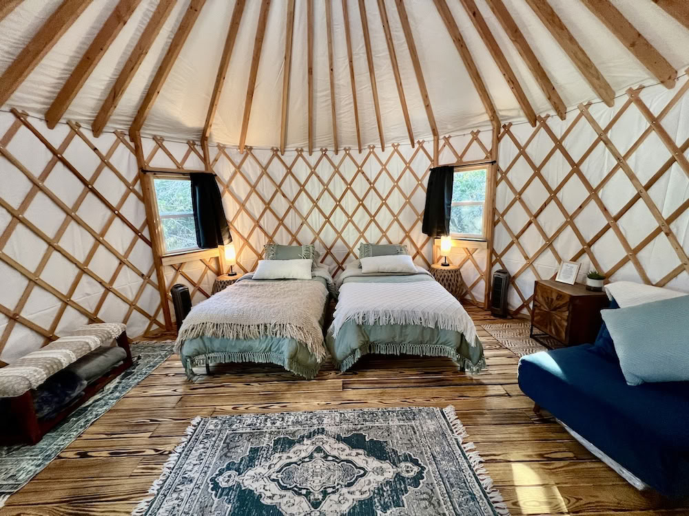 Deluxe Yurt Accommodation