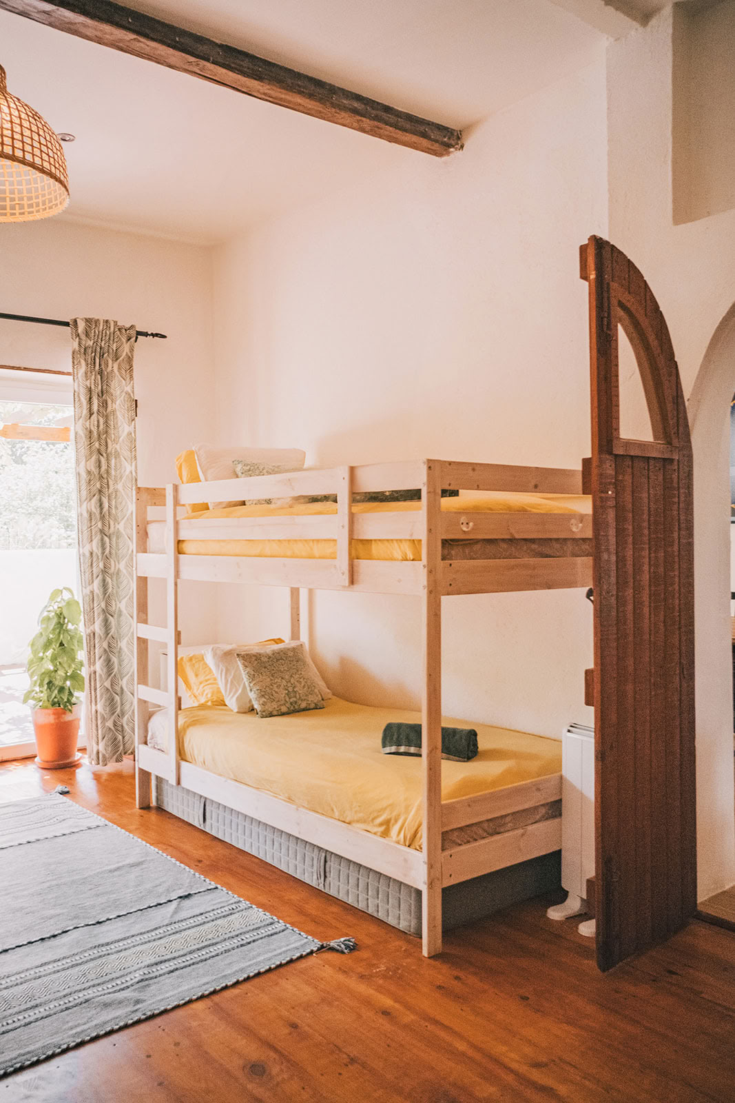 Dormitory (4 bunk beds) and shared bathroom