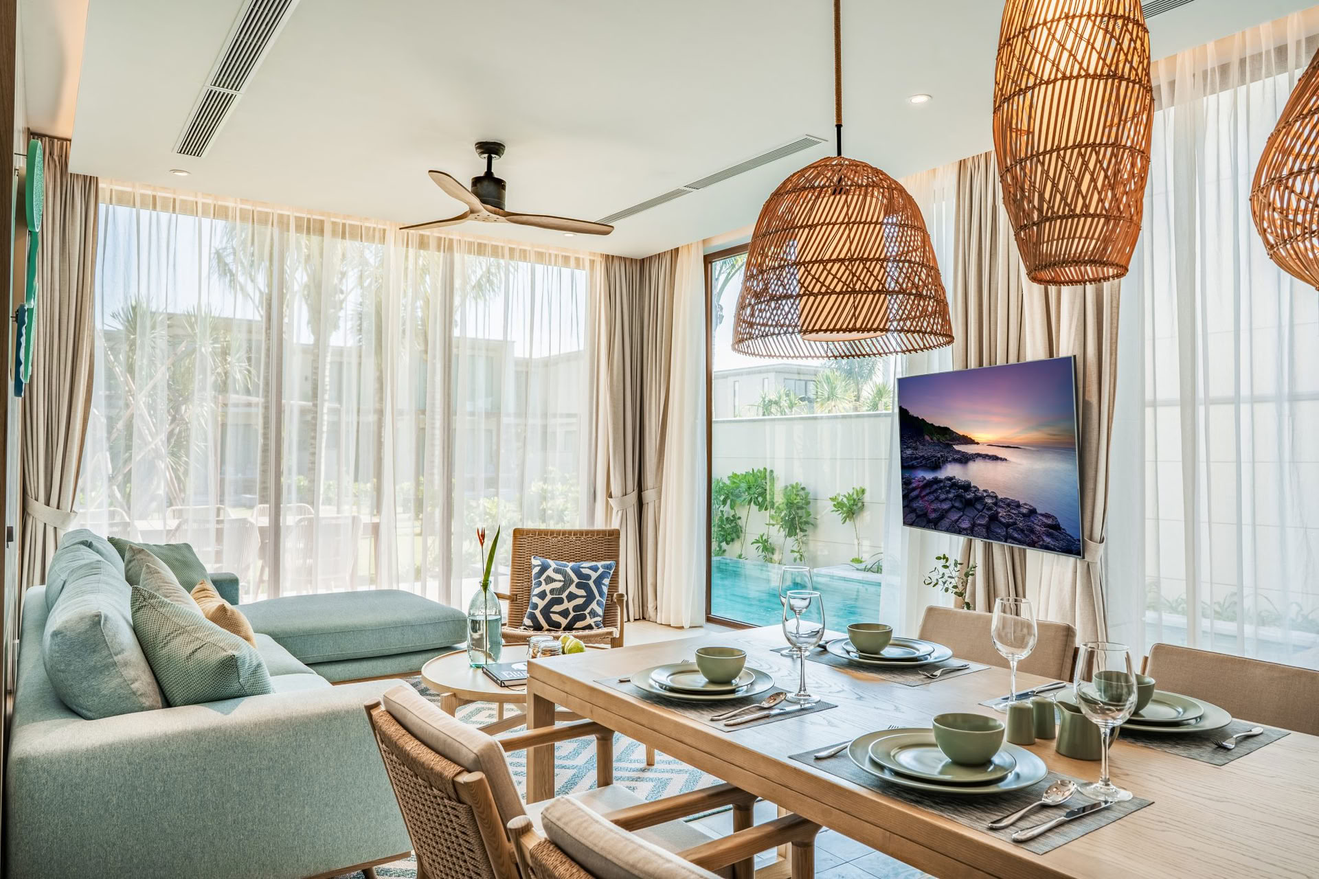 Three-Bedroom Garden Villa – Pool Access