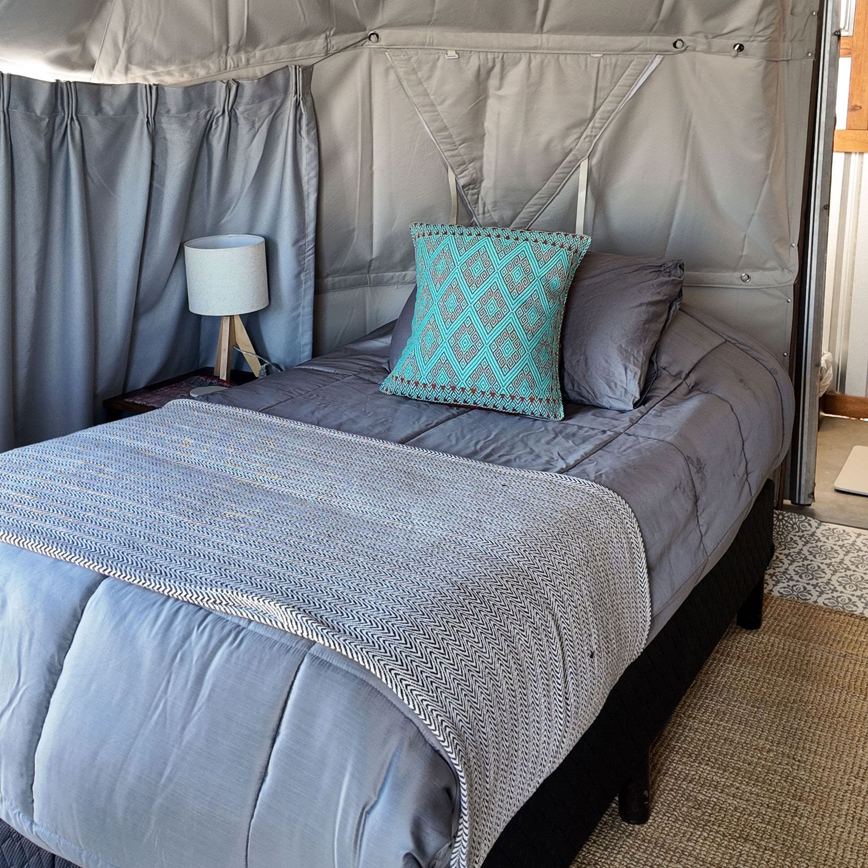 Twin Dome Rooms + Bathrooms
