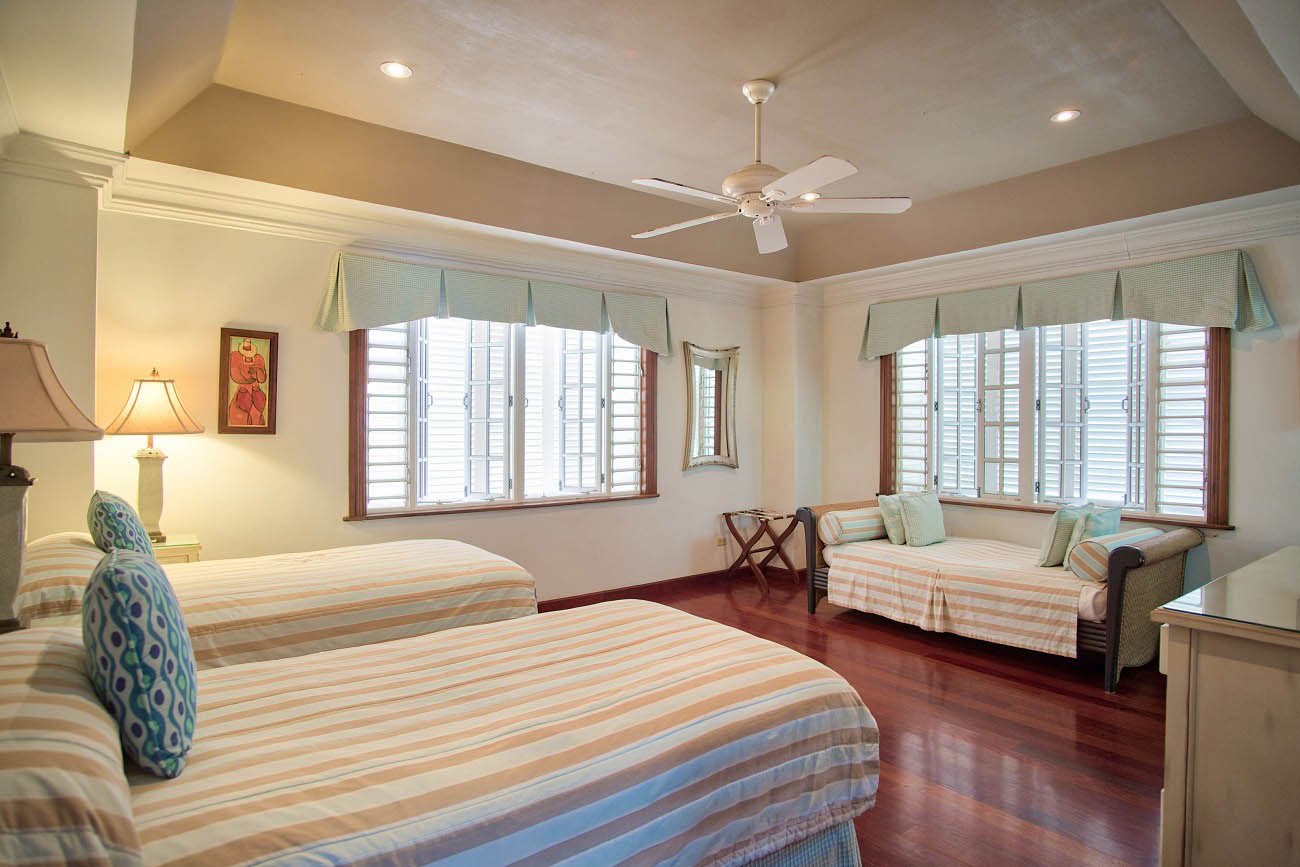 3 Twin Beds Upstairs