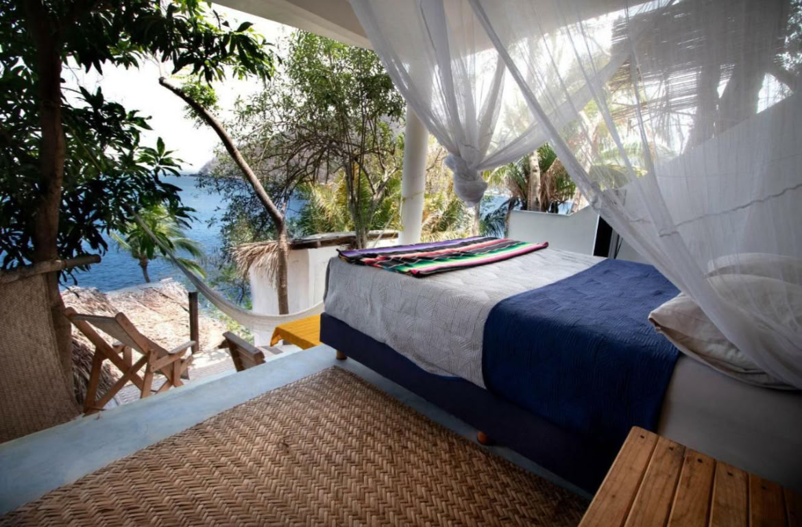 Single Occupancy Suite with 1 Queen bed, Open Air, Ocean view
