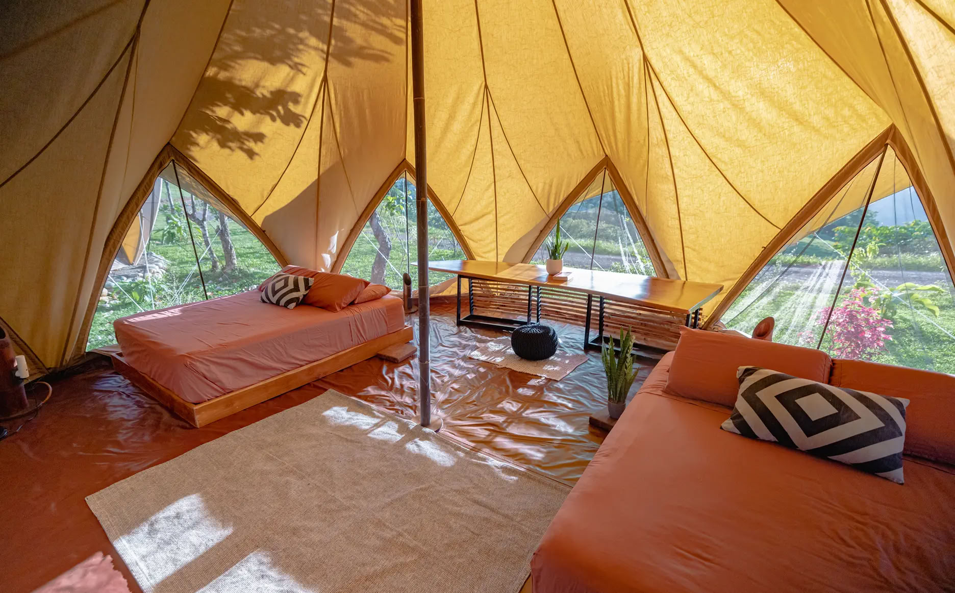 Private Double Glamping Tent