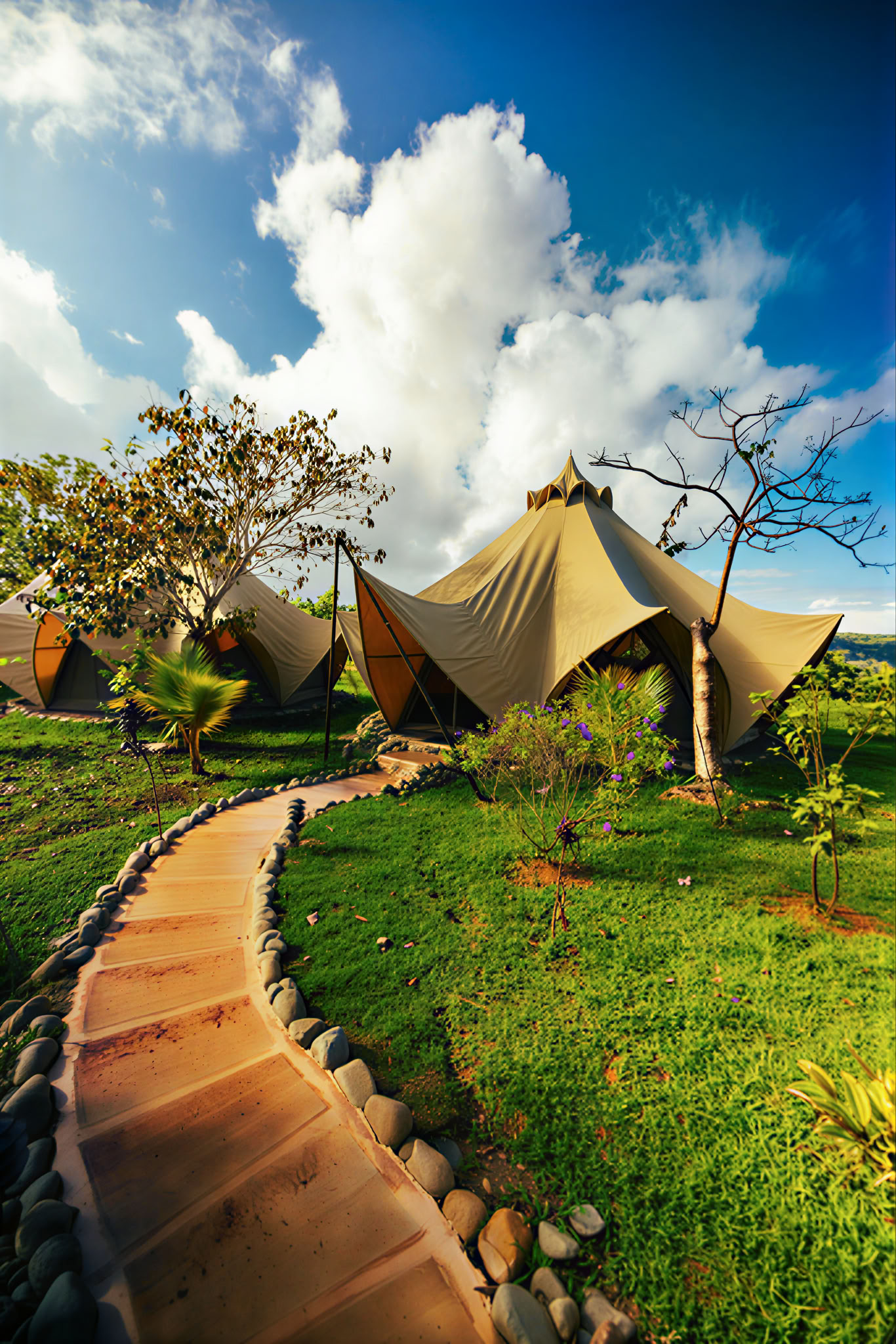 Double Shared Glamping Tent