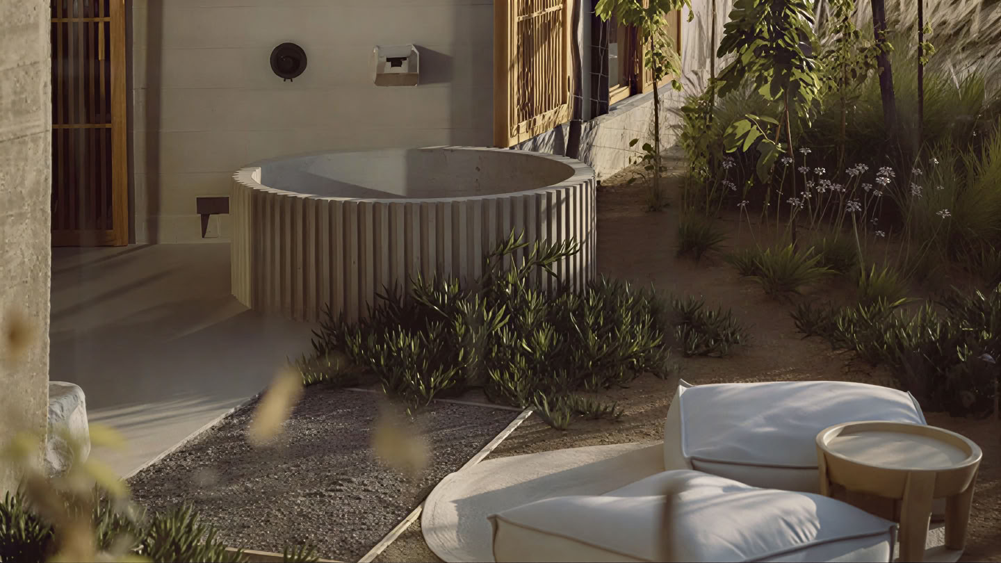 Garden Suite Soak Tub