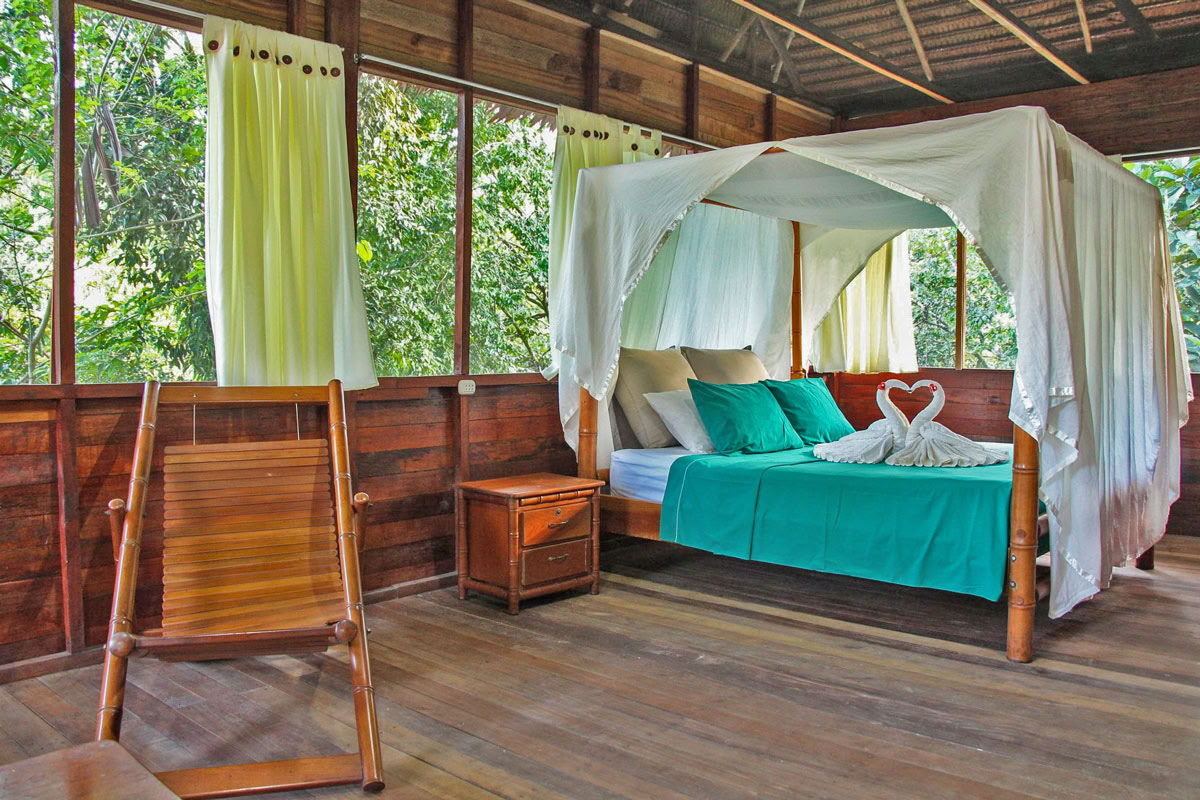 Queen Bed Jungle Suite