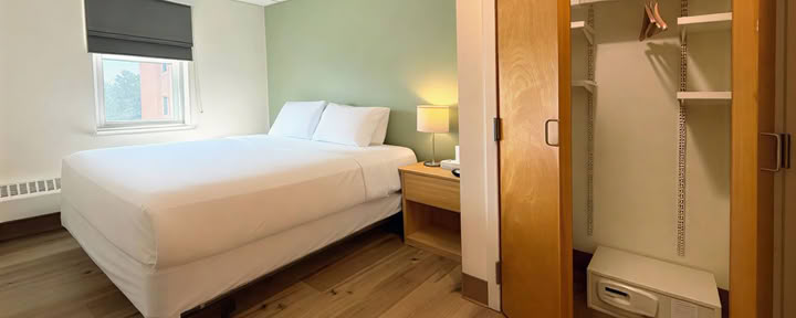 Private Room with Hall Bath