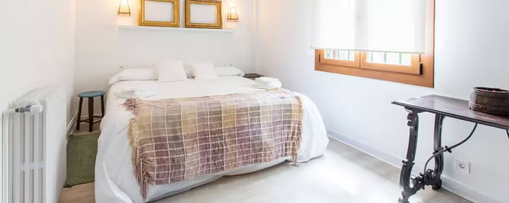 Private bedroom with shared bathroom